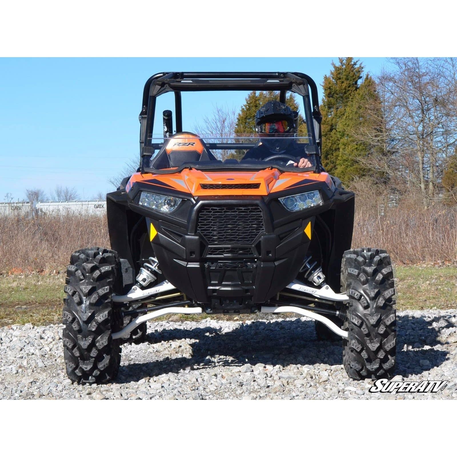 Photo of Polaris RZR XP 1000 Half Windshield (GARAGE SALE) by SuperATV - Premium Windshields for UTVs / Side by Sides