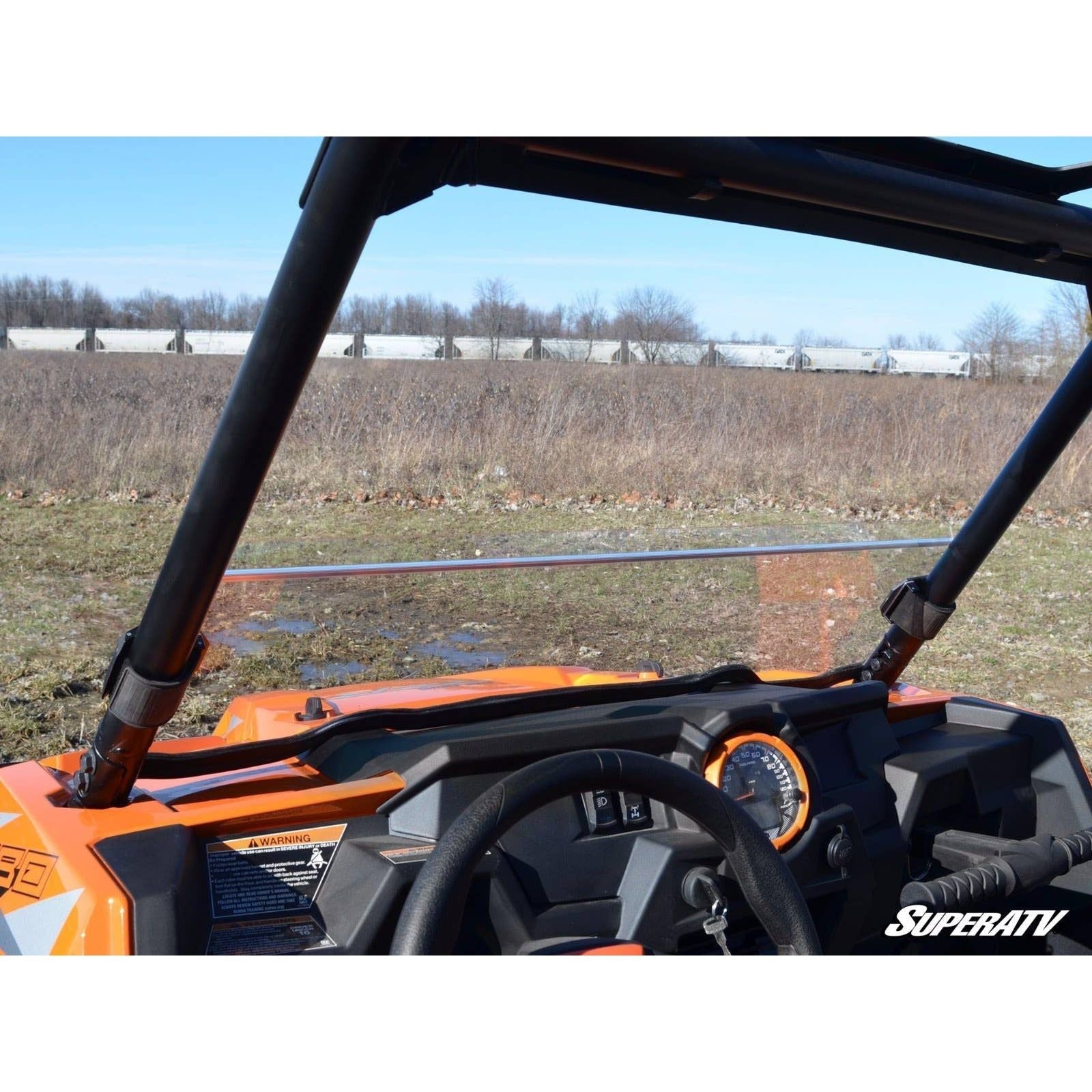 Photo of Polaris RZR XP 1000 Half Windshield (GARAGE SALE) by SuperATV - Premium Windshields for UTVs / Side by Sides