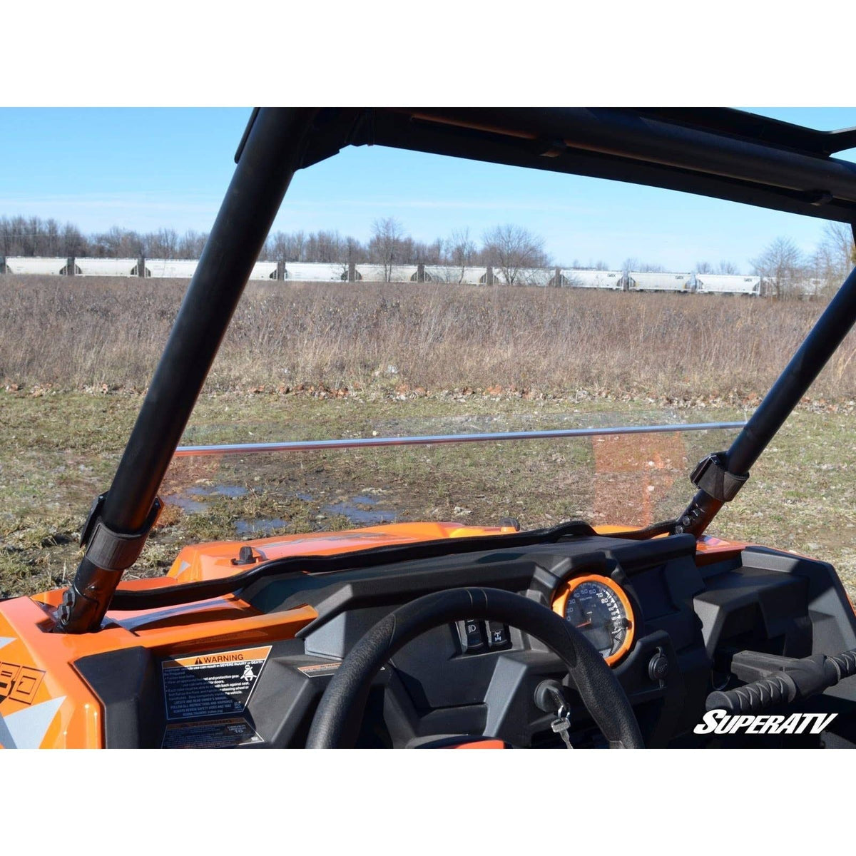 Photo of Polaris RZR XP 1000 Half Windshield (GARAGE SALE) by SuperATV - Premium Windshields for UTVs / Side by Sides