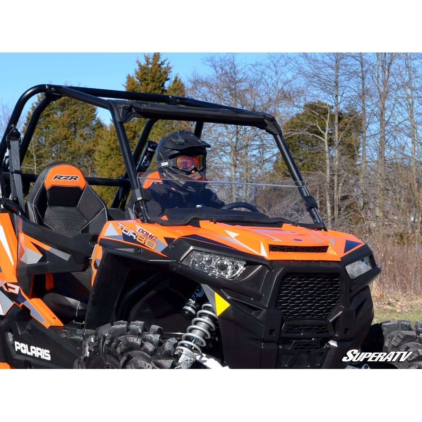 Photo of Polaris RZR XP 1000 Half Windshield (GARAGE SALE) by SuperATV - Premium Windshields for UTVs / Side by Sides