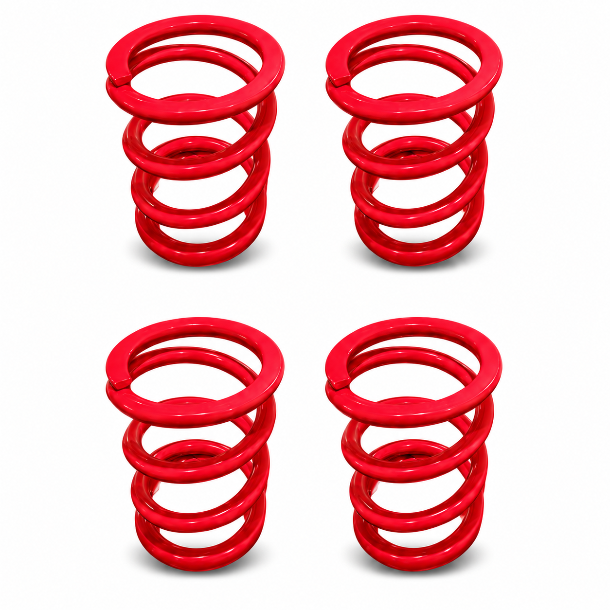Four red tender springs for 2014-2023 Polaris RZR XP 1000 and XP 4 1000