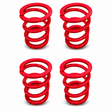 Four red All Thingz UTV tender springs for 2014–2023 Polaris RZR XP 1000 and XP 4 1000
