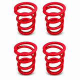 Four red All Thingz UTV tender springs for 2014–2023 Polaris RZR XP 1000 and XP 4 1000