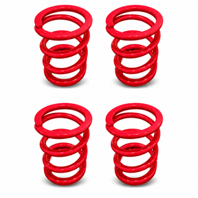 Four red All Thingz UTV tender springs for 2014–2023 Polaris RZR XP 1000 and XP 4 1000