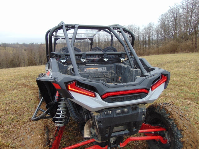 Photo of Polaris RZR XP 4 1000/XP 4 Turbo - 1 Pc Lexan Back Panel w/Clamp and Vent Options by 3 Star UTV - Premium Windshields for UTVs / Side by Sides