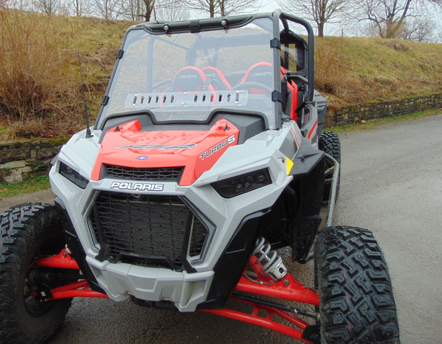 Photo of Polaris RZR XP 4 1000/XP 4 Turbo - 1 Pc Windshield w/Clamp and Vent Options by 3 Star UTV - Premium Windshields for UTVs / Side by Sides