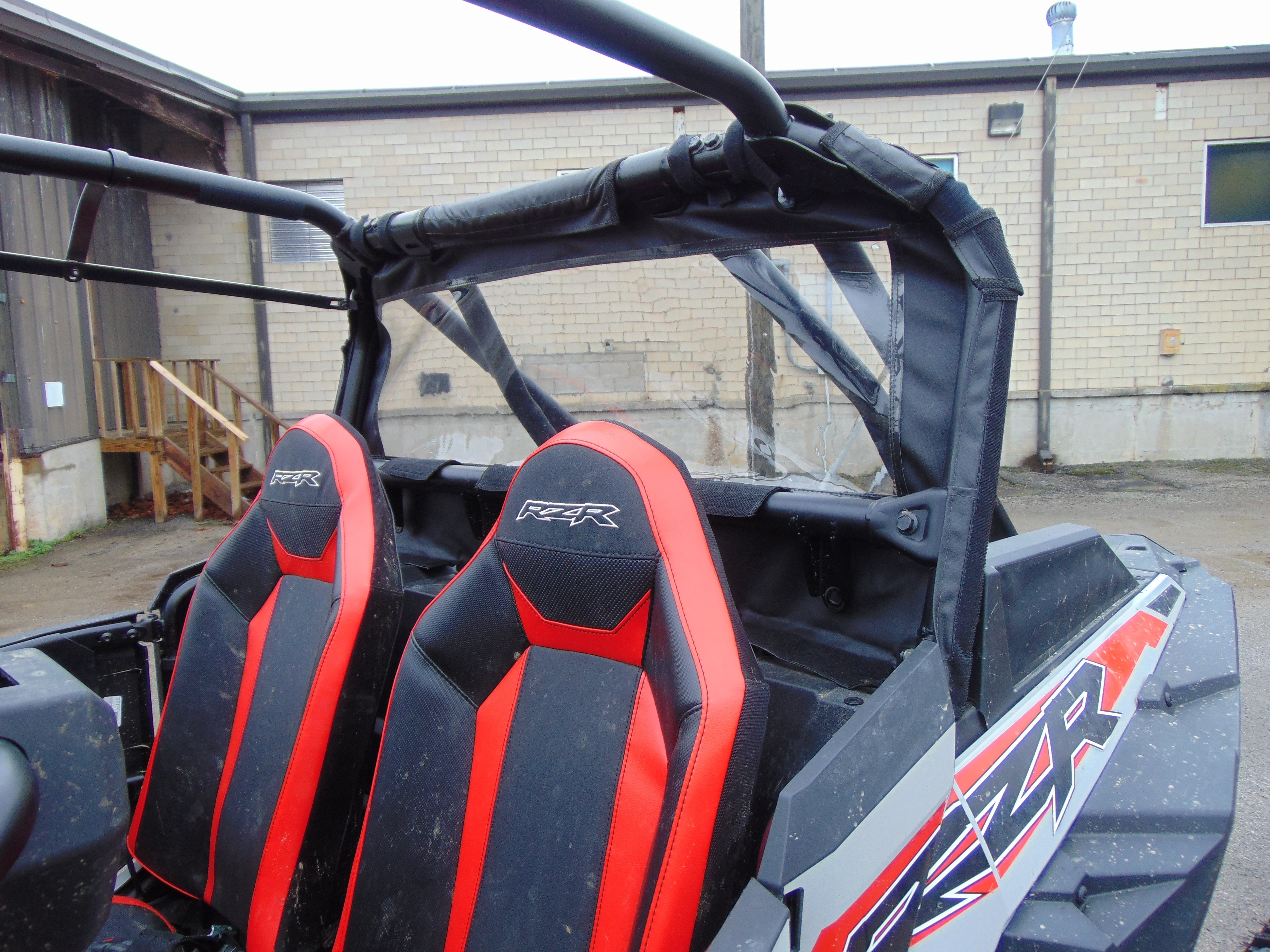 Photo of Polaris RZR XP 4 1000/XP 4 Turbo - Soft Back Panel by 3 Star UTV - Premium Enclosures for UTVs / Side by Sides