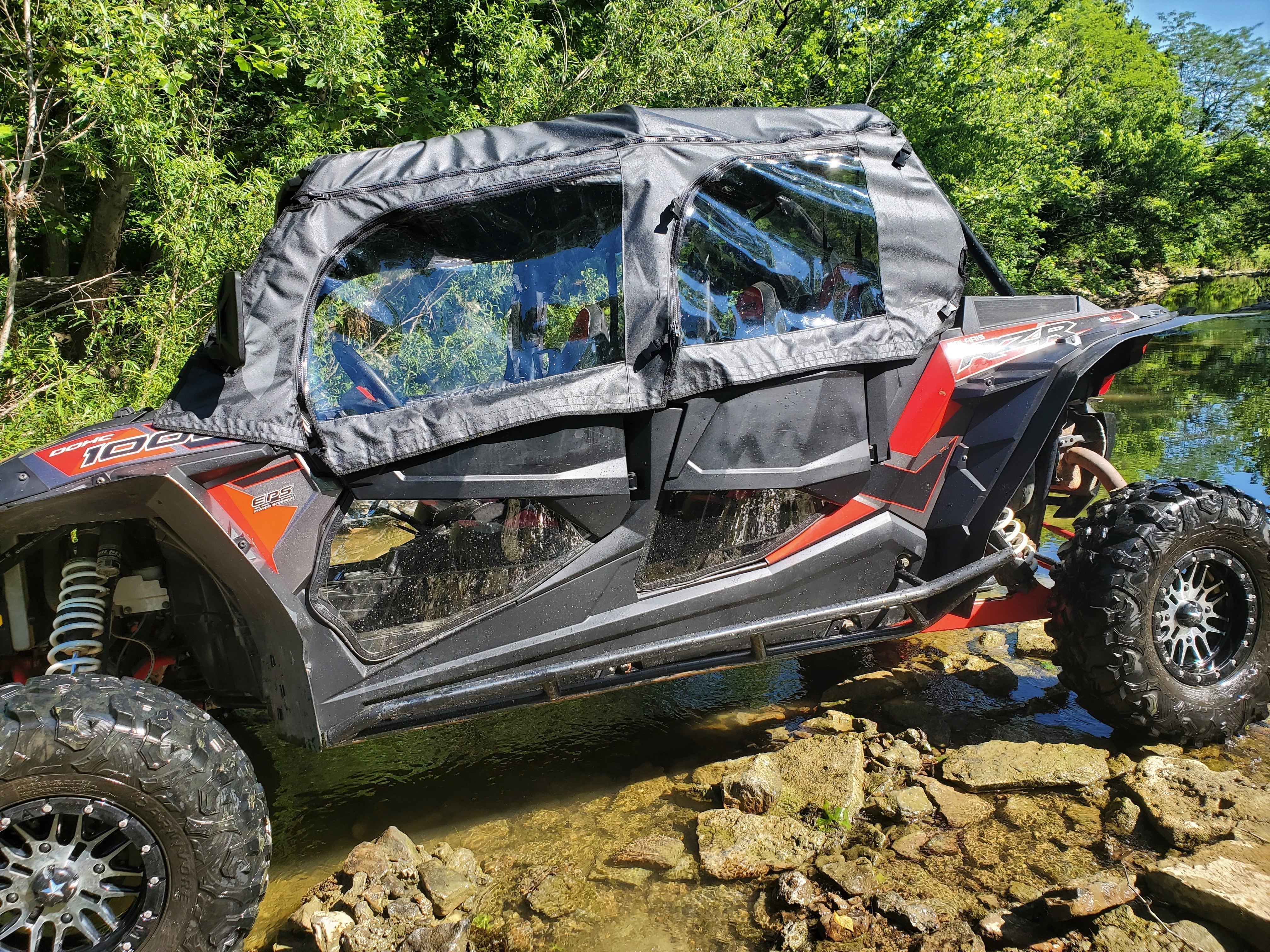 Photo of Polaris RZR XP 4 1000/XP 4 - Soft Upper Doors by 3 Star UTV - Premium Enclosures for UTVs / Side by Sides