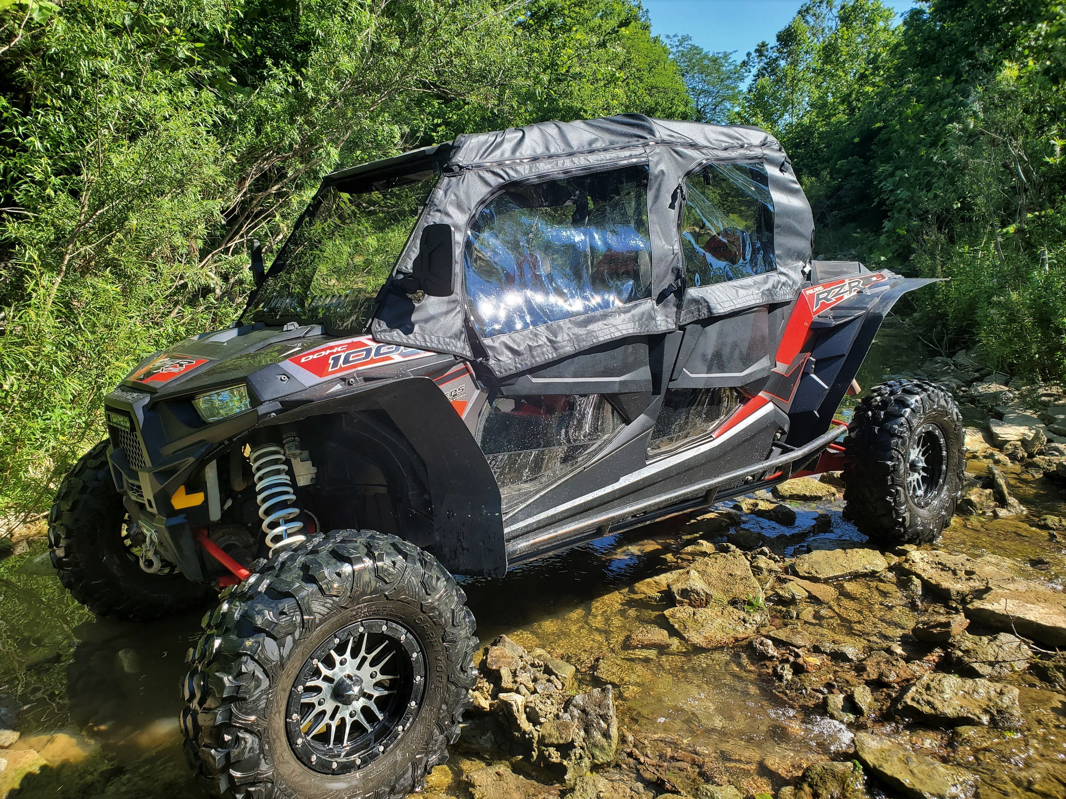 Photo of Polaris RZR XP 4 1000/XP 4 - Soft Upper Doors by 3 Star UTV - Premium Enclosures for UTVs / Side by Sides