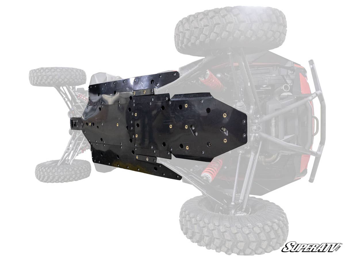 SuperATV Polaris RZR XP 4 Turbo S Full Skid Plate