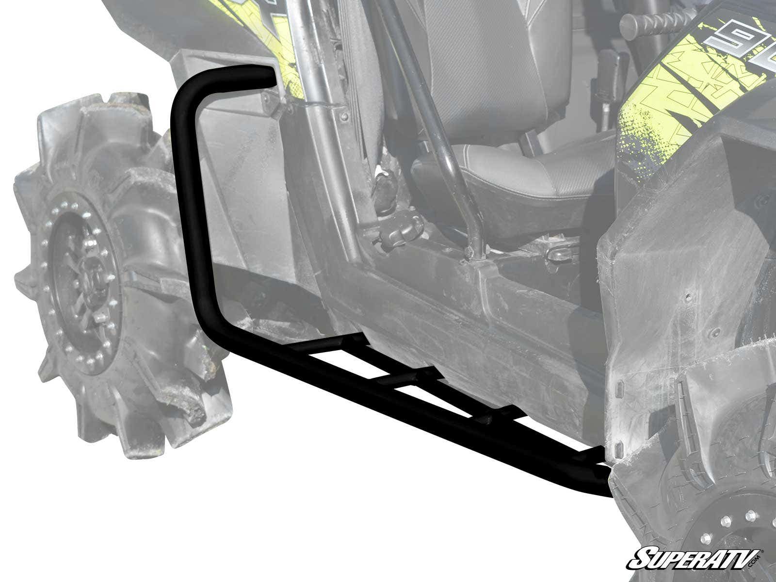 Photo of SuperATV Polaris RZR XP 900 Heavy Duty Rock Sliding Nerf Bars by SuperATV - Premium Nerf Bars for UTVs / Side by Sides