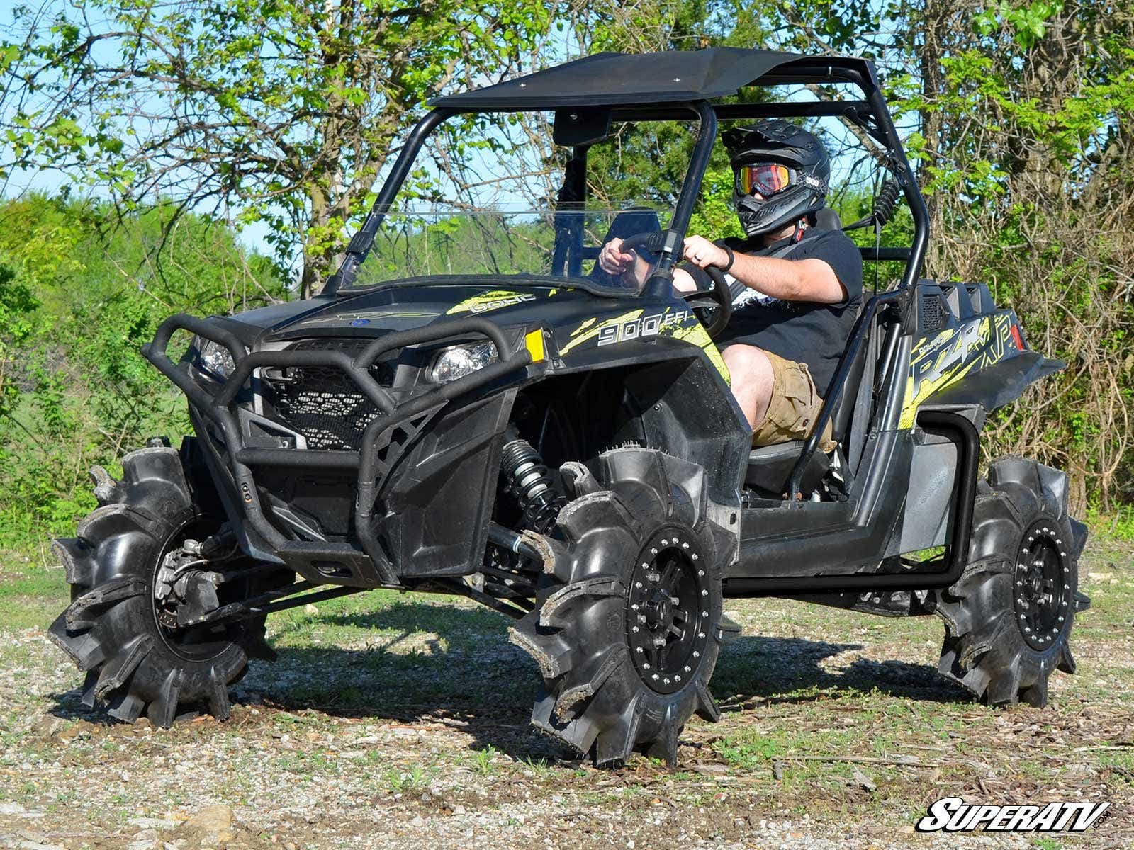 Photo of SuperATV Polaris RZR XP 900 Heavy Duty Rock Sliding Nerf Bars by SuperATV - Premium Nerf Bars for UTVs / Side by Sides
