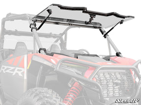 Photo of SuperATV Polaris RZR XP Scratch-Resistant Flip Windshield by SuperATV - Premium Windshields for UTVs / Side by Sides