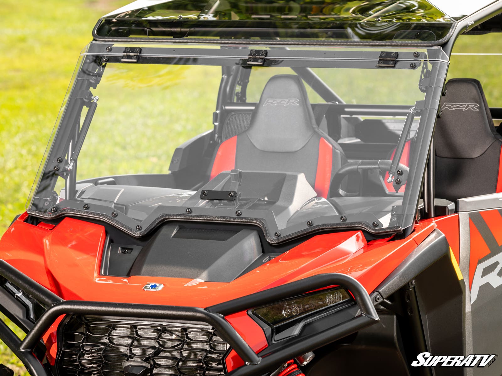 Photo of SuperATV Polaris RZR XP Scratch-Resistant Flip Windshield by SuperATV - Premium Windshields for UTVs / Side by Sides