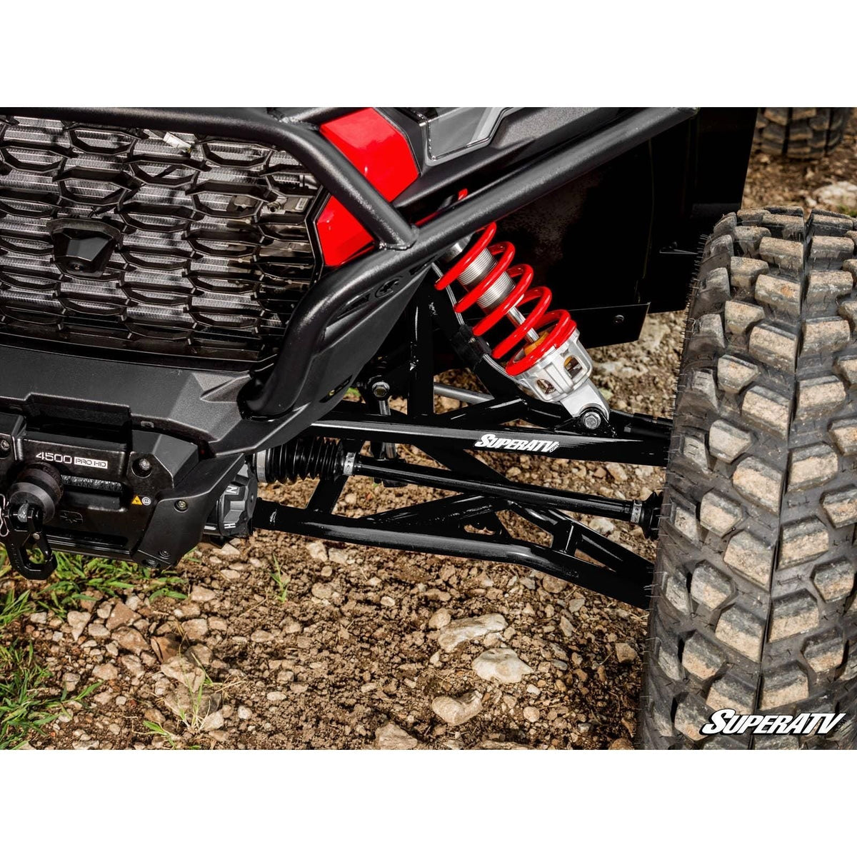 Photo of Polaris RZR XP High Clearance A-Arms (Black) by SuperATV - Premium A-Arms & Control Arms for UTVs / Side by Sides