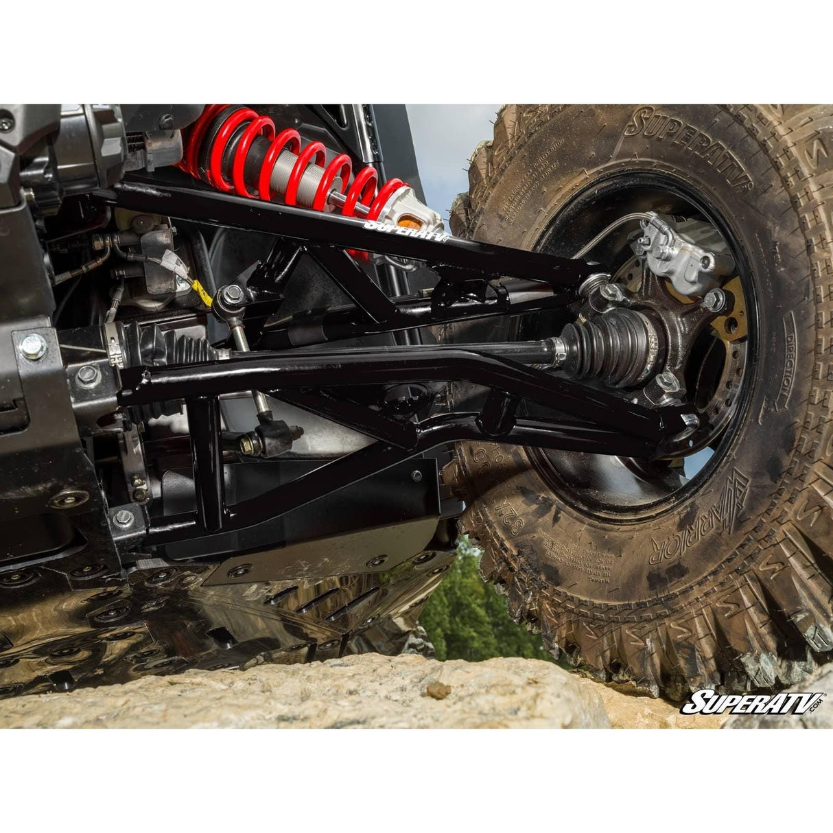 Polaris RZR XP High Clearance A-Arms (Black)