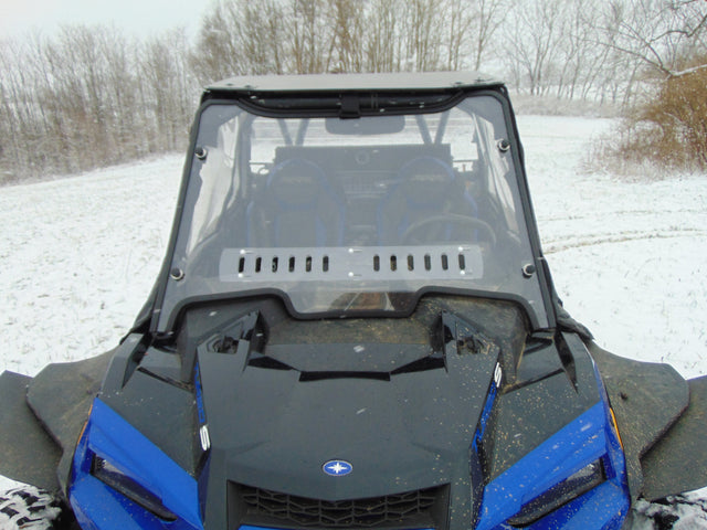 Photo of Polaris RZR XP Turbo S - 1 Pc Windshield with Clamp and Vent Options by 3 Star UTV - Premium Windshields for UTVs / Side by Sides