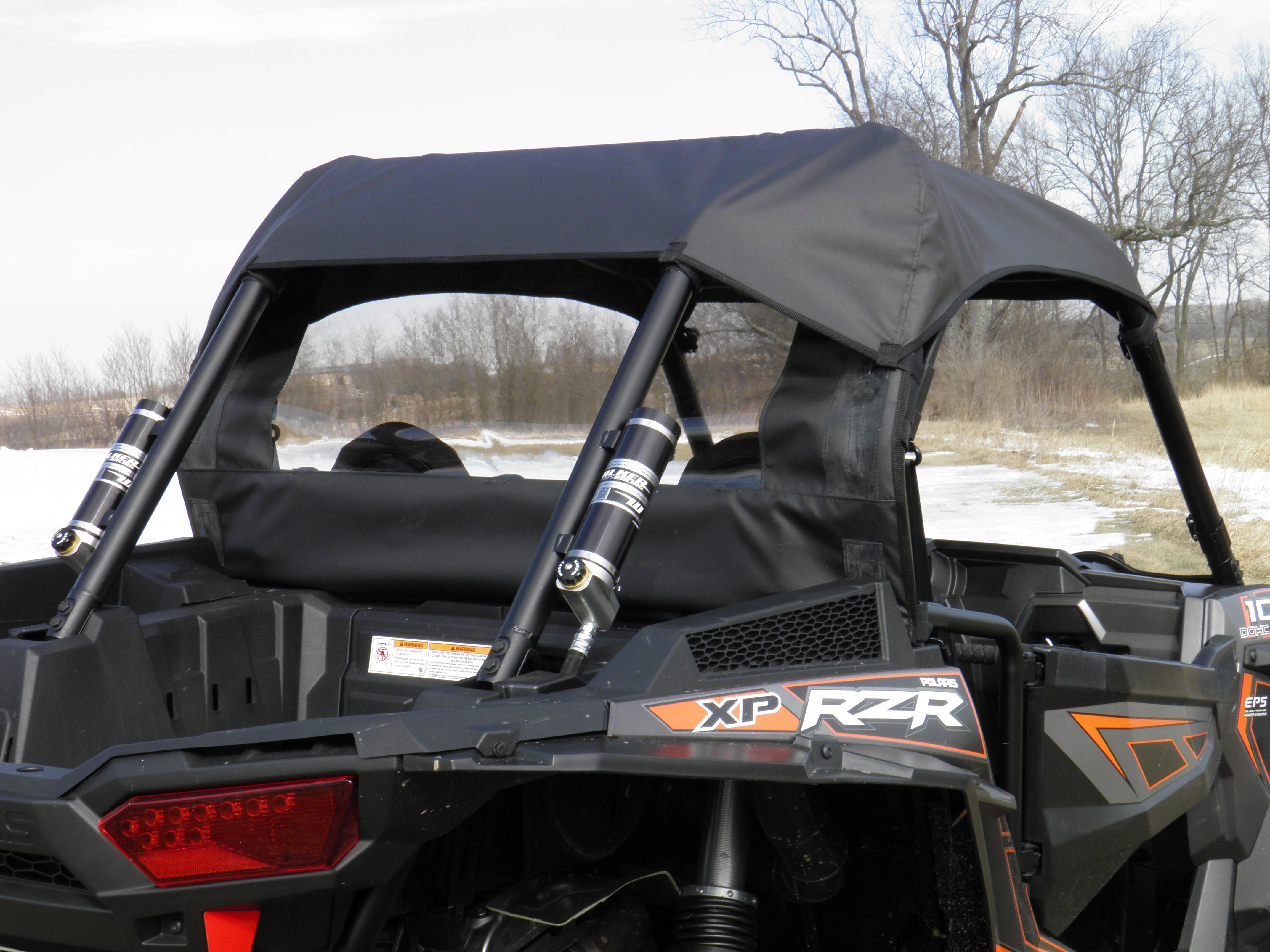 Photo of Polaris RZR XP Turbo S - Soft Back Panel by 3 Star UTV - Premium Enclosures for UTVs / Side by Sides