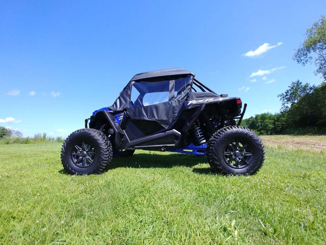 Photo of Polaris RZR XP Turbo S - Soft Doors by 3 Star UTV - Premium Enclosures for UTVs / Side by Sides