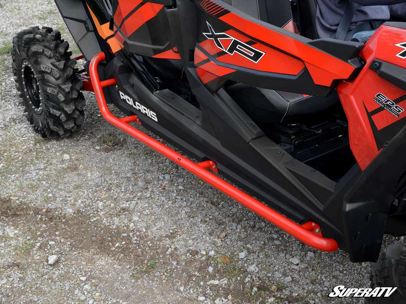 Photo of SuperATV Polaris RZR S4 1000 Rock Sliding Nerf Bars by SuperATV - Premium Nerf Bars for UTVs / Side by Sides