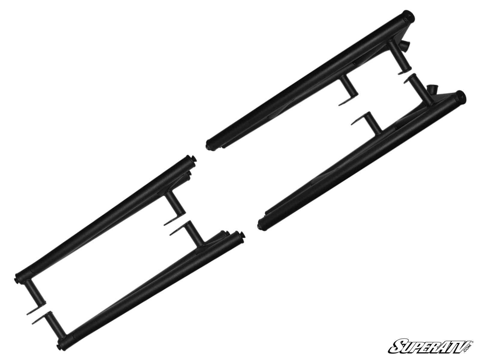 Photo of SuperATV Polaris RZR XP Turbo Nerf Bar - Black by SuperATV - Premium Nerf Bars for UTVs / Side by Sides