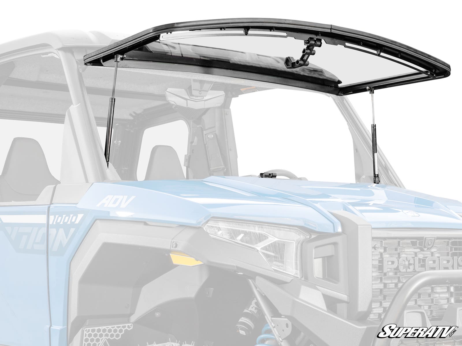 Photo of SuperATV Polaris Xpedition Scratch-Resistant Flip Windshield by SuperATV - Premium Windshields for UTVs / Side by Sides