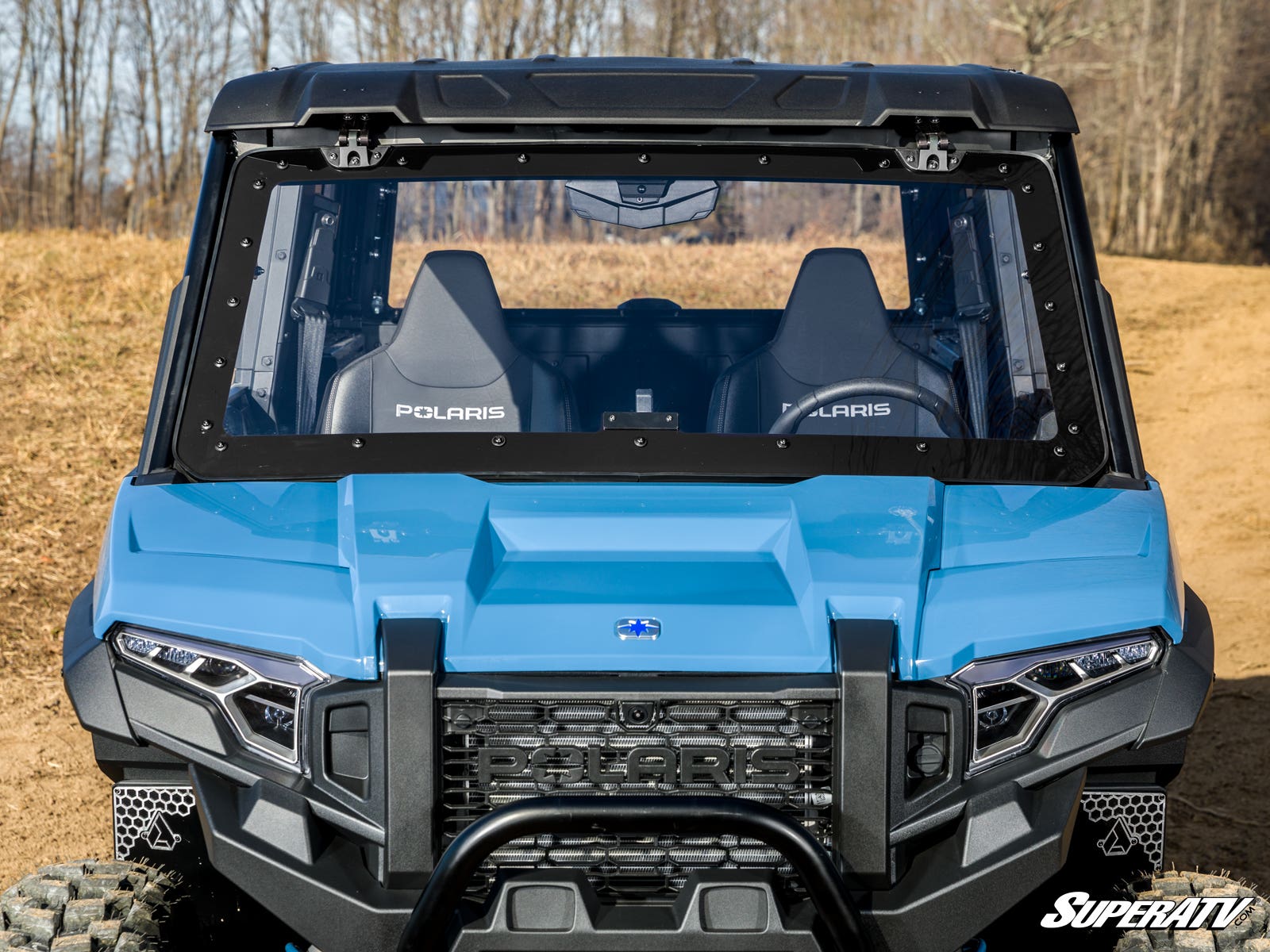 Photo of SuperATV Polaris Xpedition Scratch-Resistant Flip Windshield by SuperATV - Premium Windshields for UTVs / Side by Sides