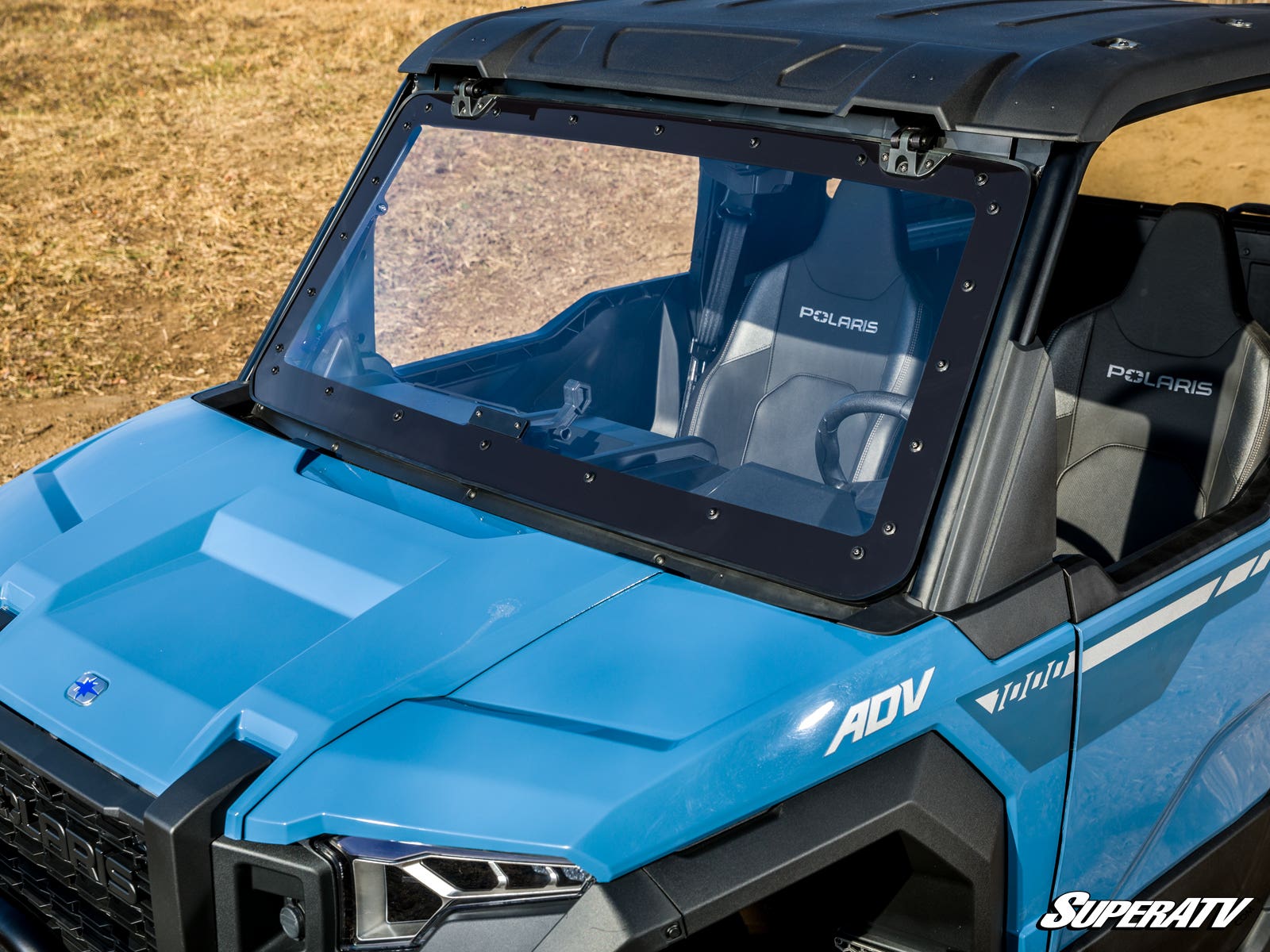 Photo of SuperATV Polaris Xpedition Scratch-Resistant Flip Windshield by SuperATV - Premium Windshields for UTVs / Side by Sides