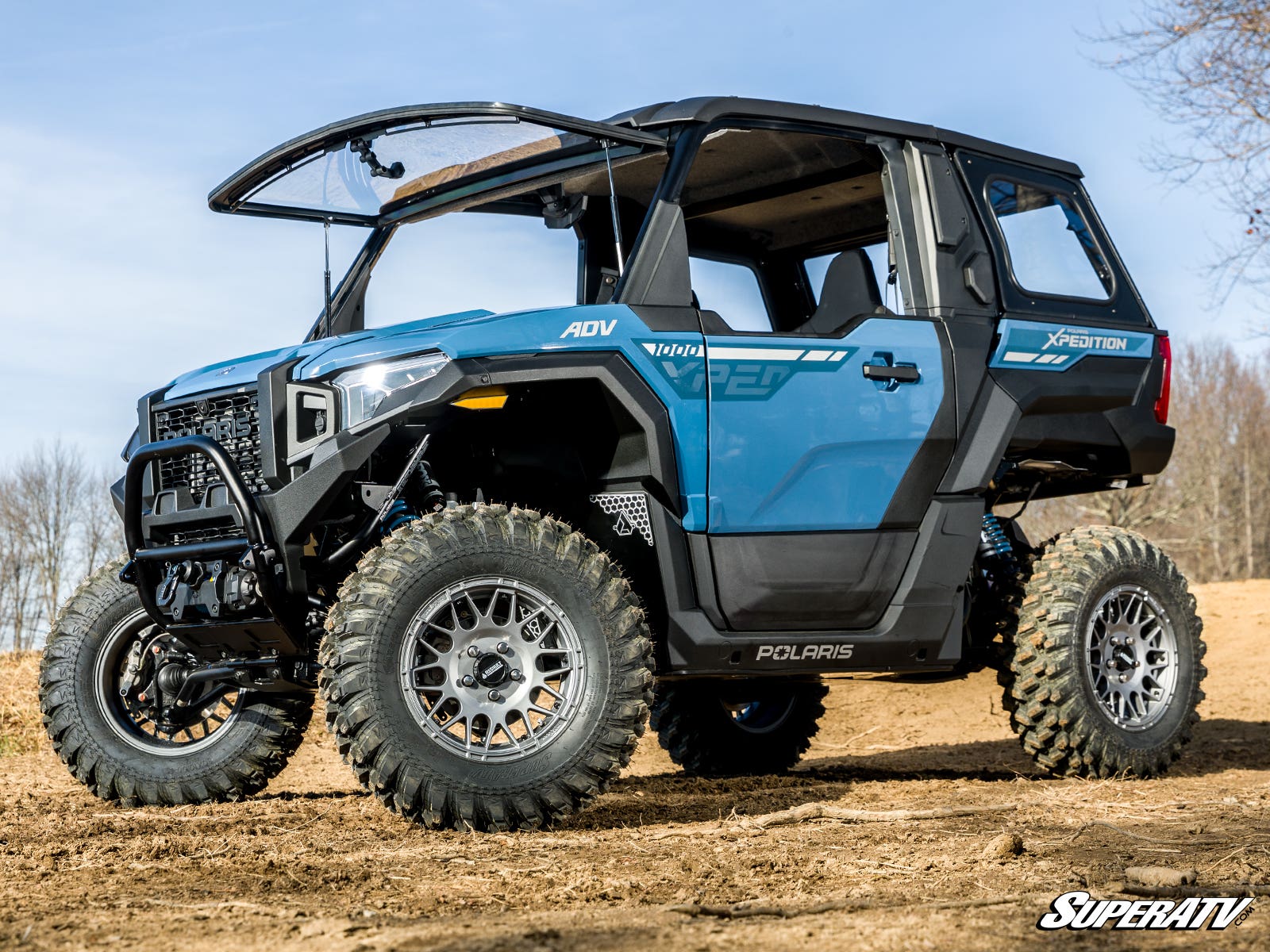 Photo of SuperATV Polaris Xpedition Scratch-Resistant Flip Windshield by SuperATV - Premium Windshields for UTVs / Side by Sides