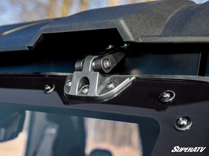 SuperATV Polaris Xpedition Scratch-Resistant Flip Windshield