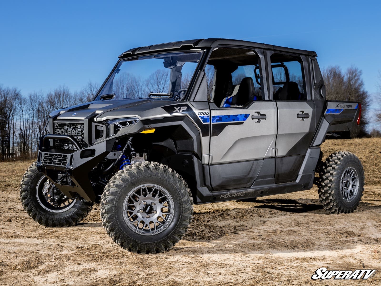 Photo of SuperATV Polaris Xpedition Scratch-Resistant Vented Full Windshield by SuperATV - Premium Windshields for UTVs / Side by Sides