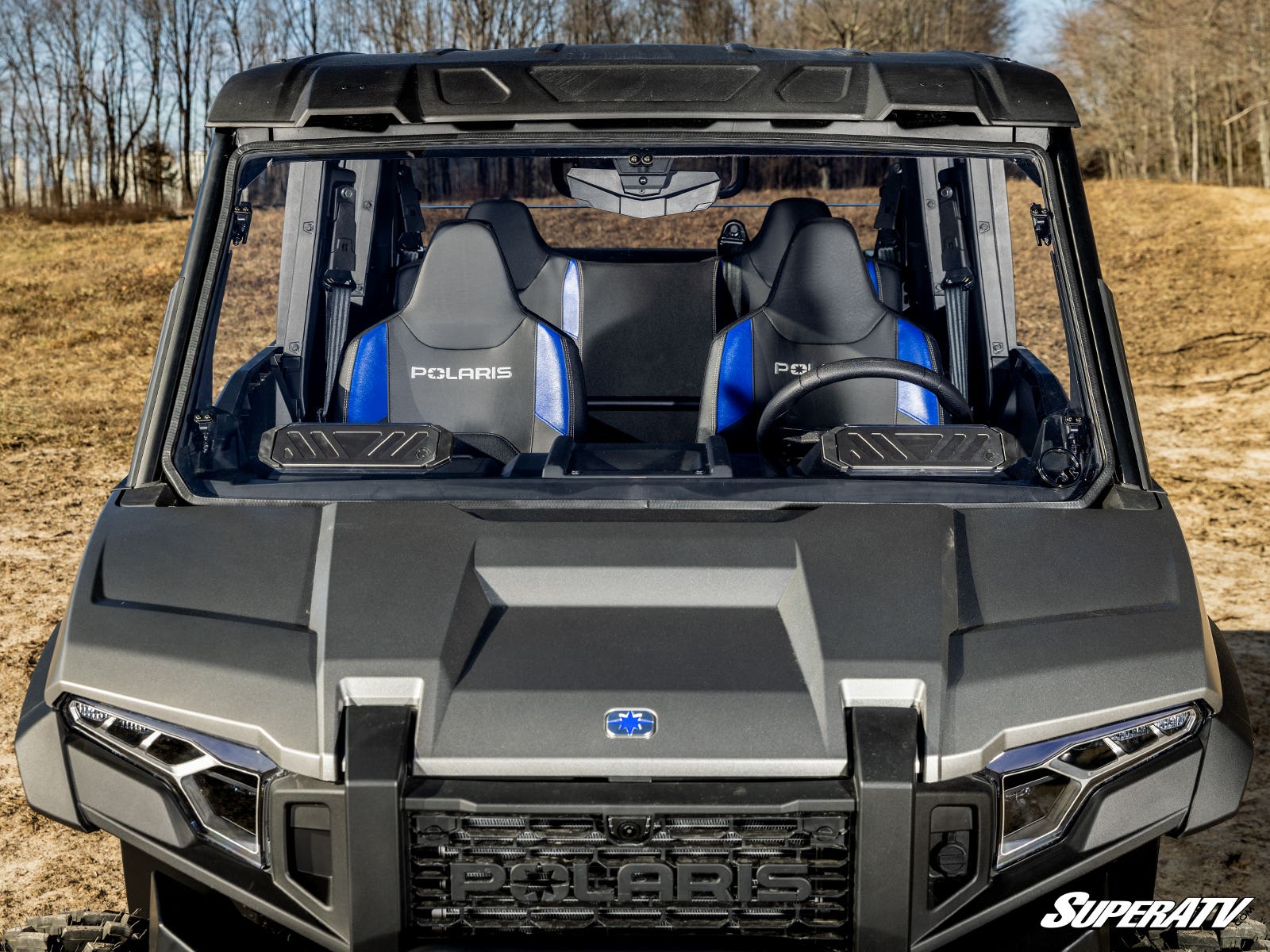 Photo of SuperATV Polaris Xpedition Scratch-Resistant Vented Full Windshield by SuperATV - Premium Windshields for UTVs / Side by Sides