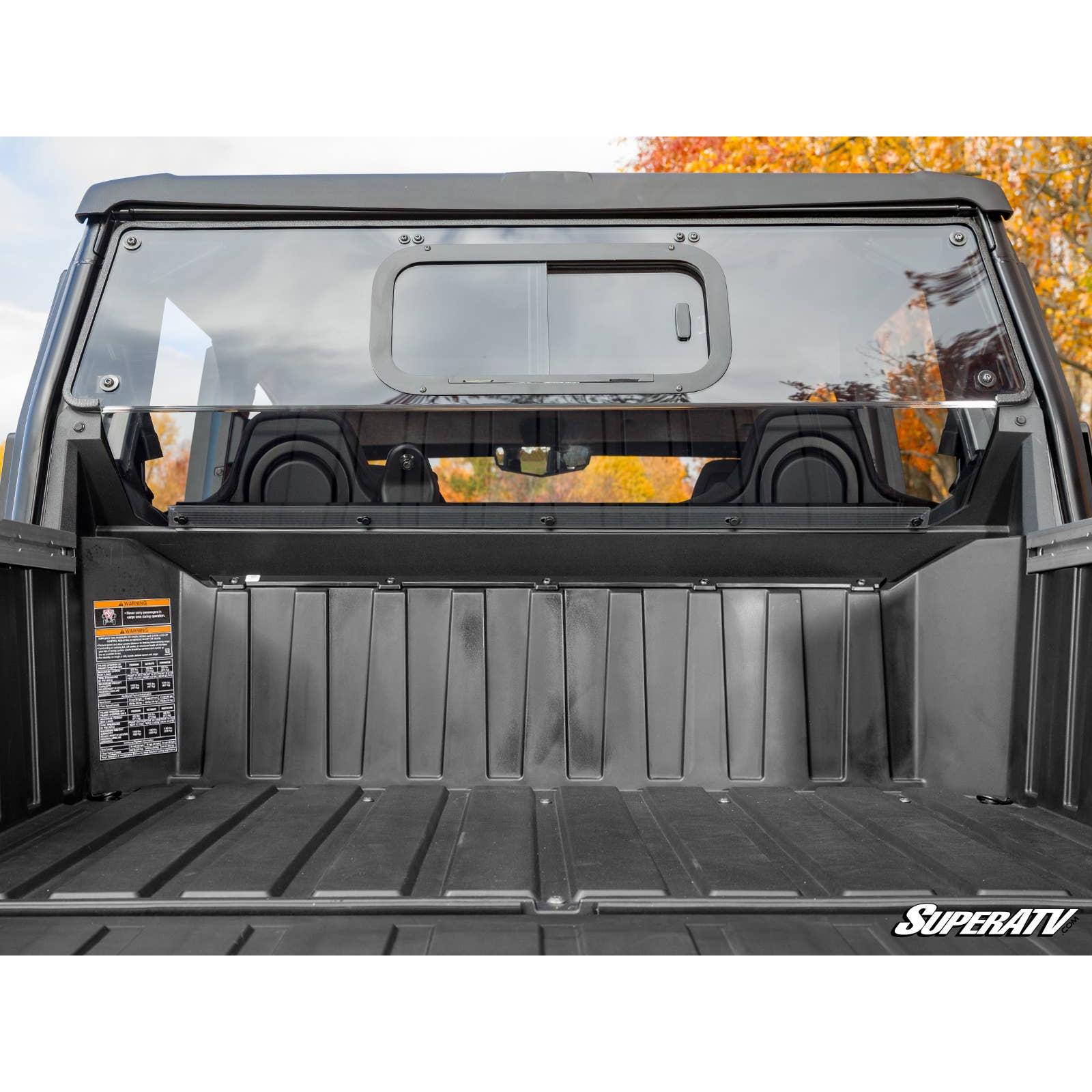 Photo of Polaris Xpedition Sliding Rear Windshield by SuperATV - Premium Windshields for UTVs / Side by Sides