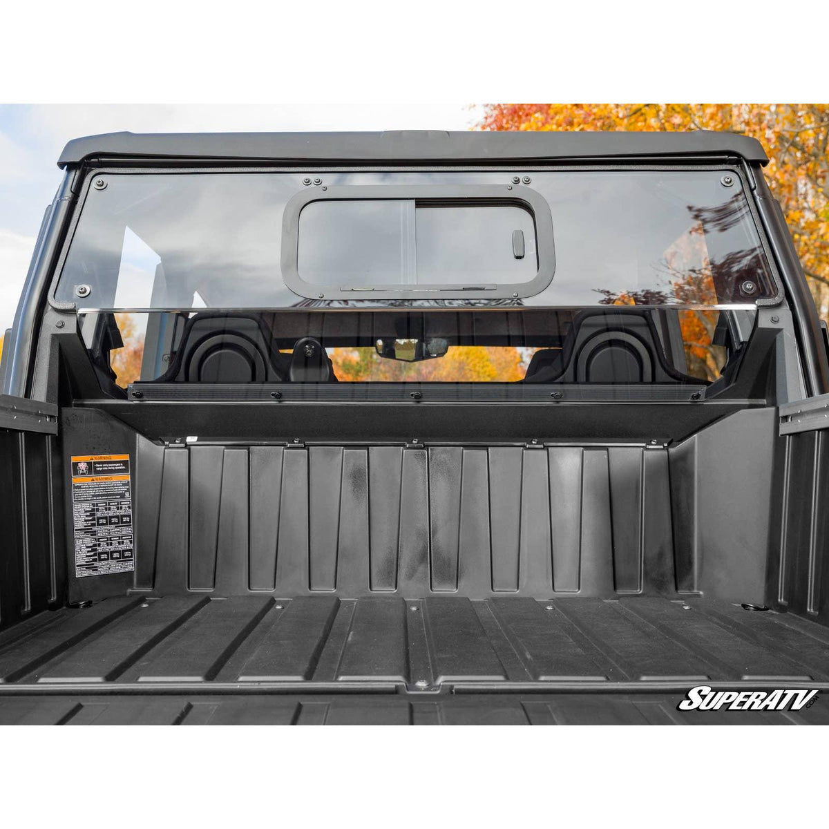 Photo of Polaris Xpedition Sliding Rear Windshield by SuperATV - Premium Windshields for UTVs / Side by Sides