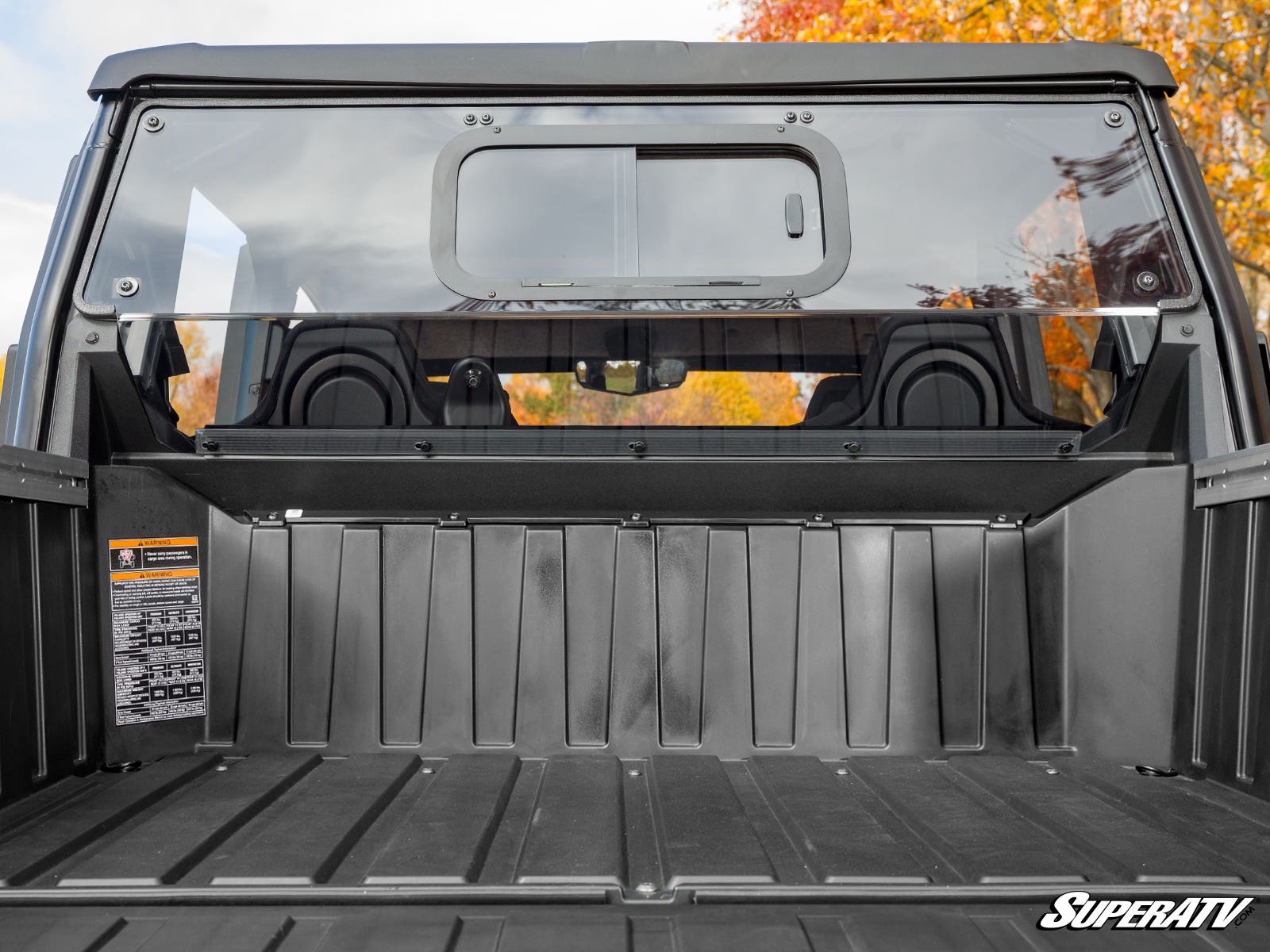 Photo of SuperATV Polaris Xpedition XP Sliding Rear Windshield by SuperATV - Premium Windshields for UTVs / Side by Sides