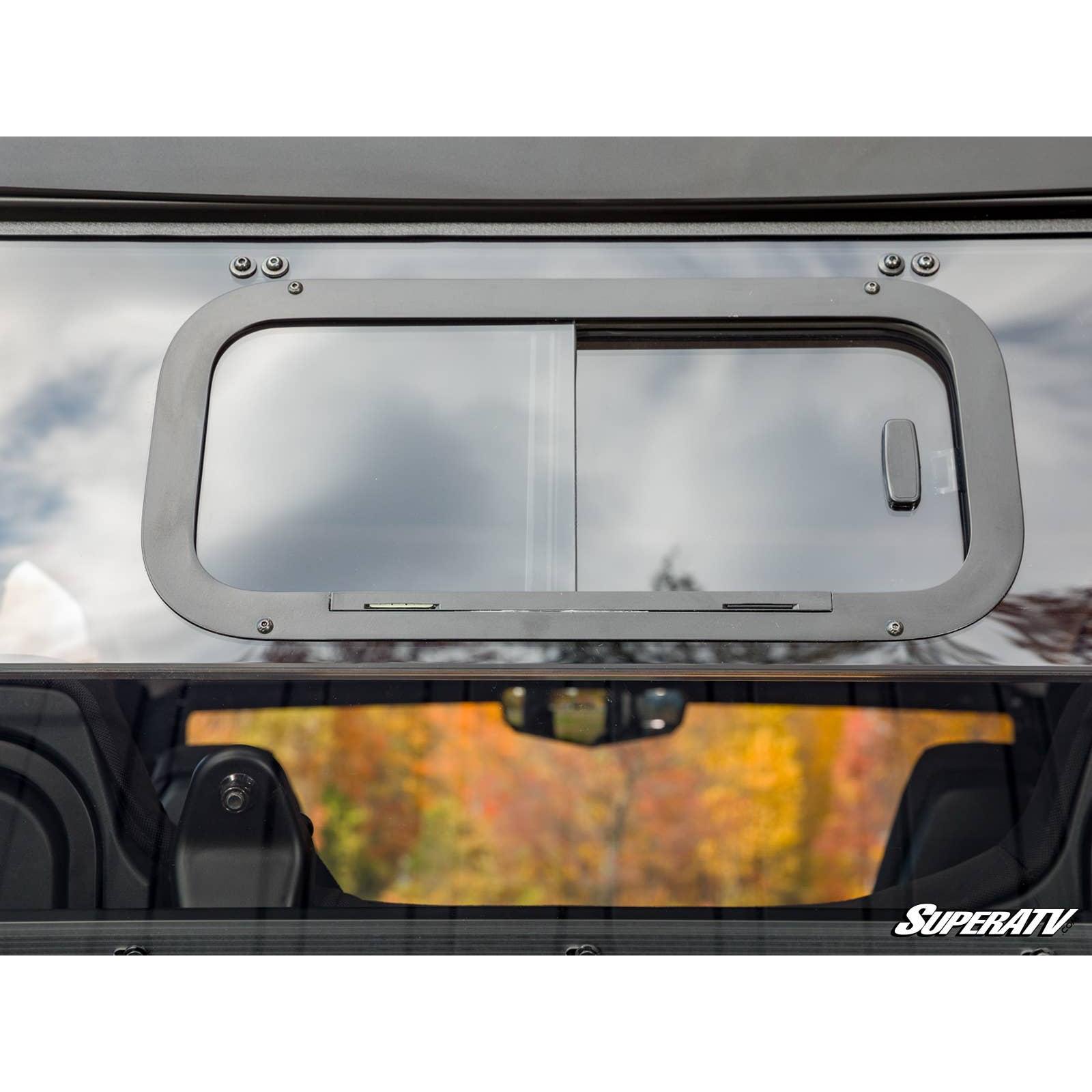 Photo of Polaris Xpedition Sliding Rear Windshield by SuperATV - Premium Windshields for UTVs / Side by Sides