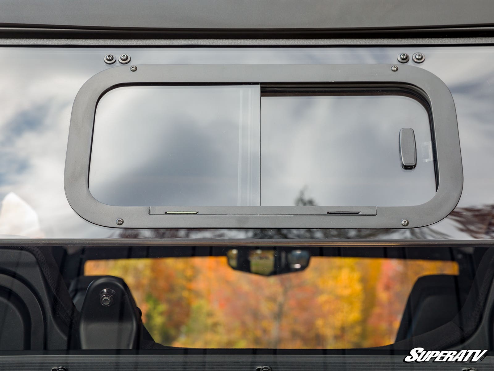 Photo of SuperATV Polaris Xpedition XP Sliding Rear Windshield by SuperATV - Premium Windshields for UTVs / Side by Sides