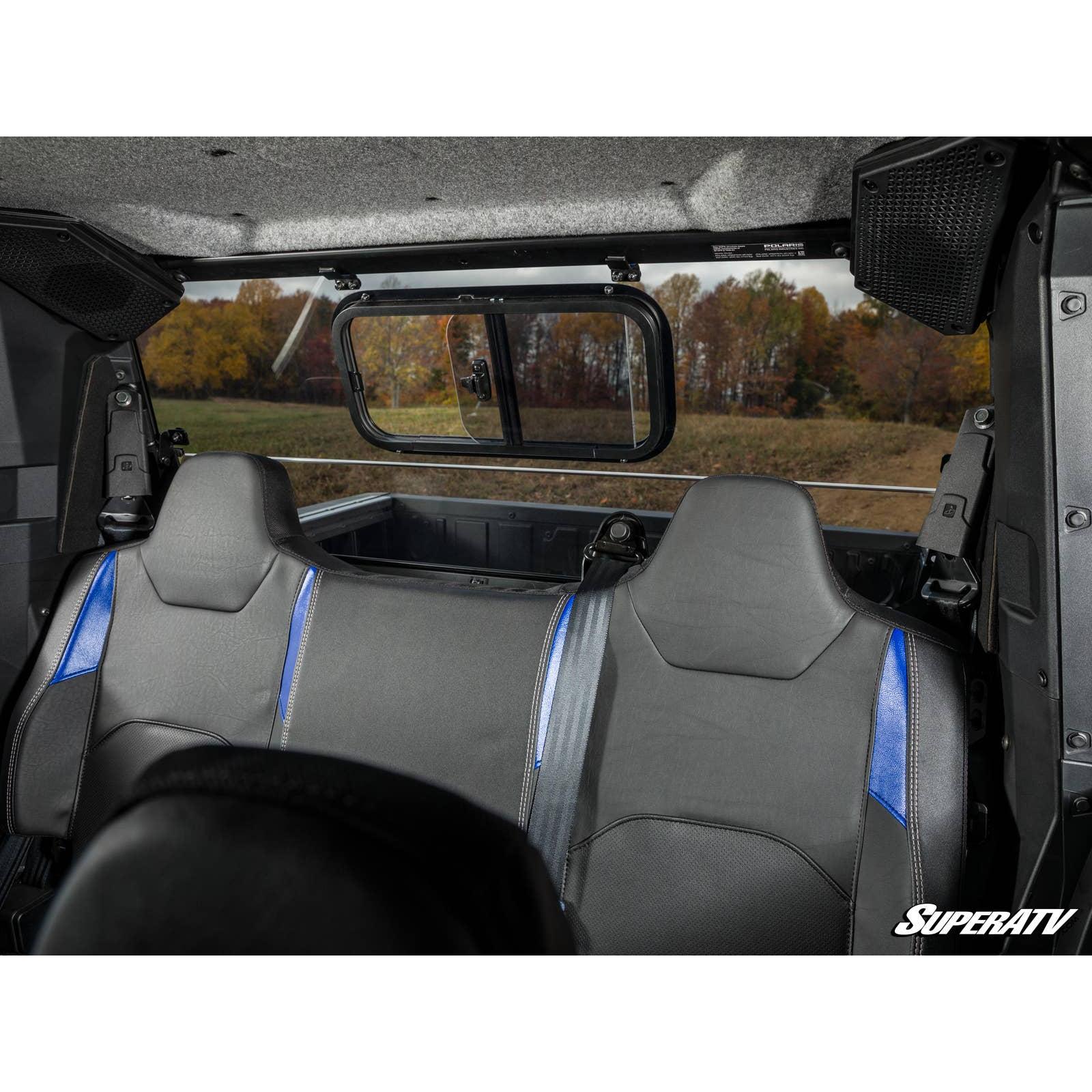 Photo of Polaris Xpedition Sliding Rear Windshield by SuperATV - Premium Windshields for UTVs / Side by Sides