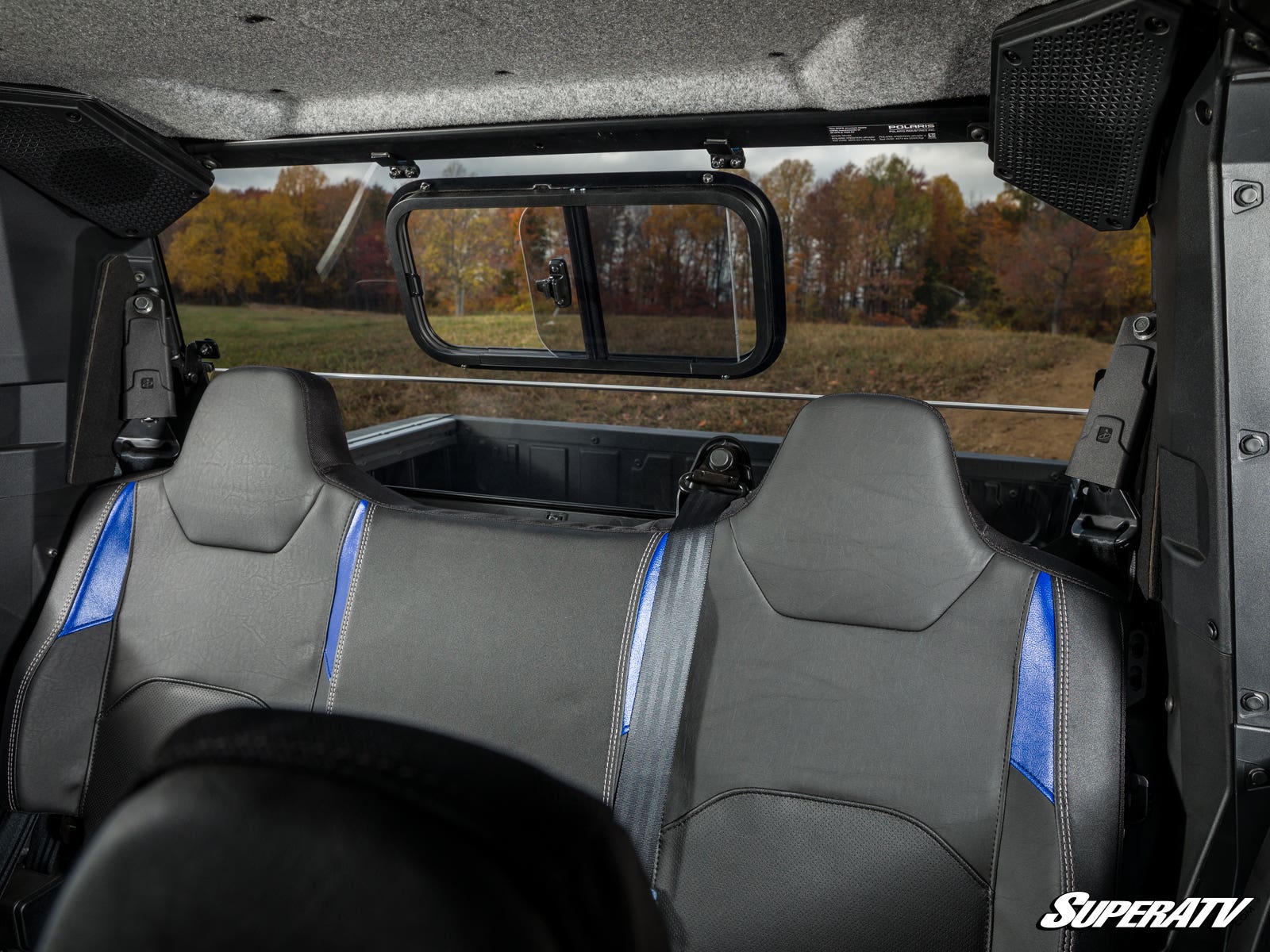 Photo of SuperATV Polaris Xpedition XP Sliding Rear Windshield by SuperATV - Premium Windshields for UTVs / Side by Sides