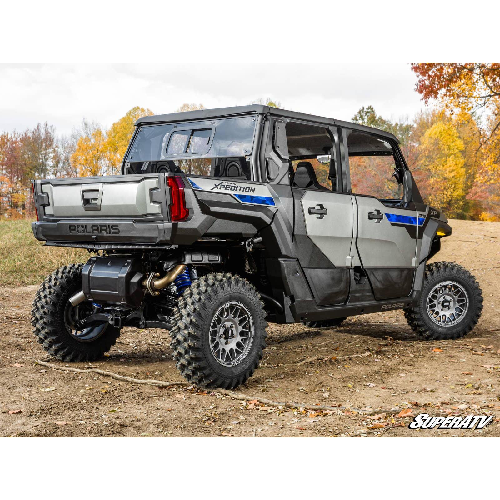 Photo of Polaris Xpedition Sliding Rear Windshield by SuperATV - Premium Windshields for UTVs / Side by Sides