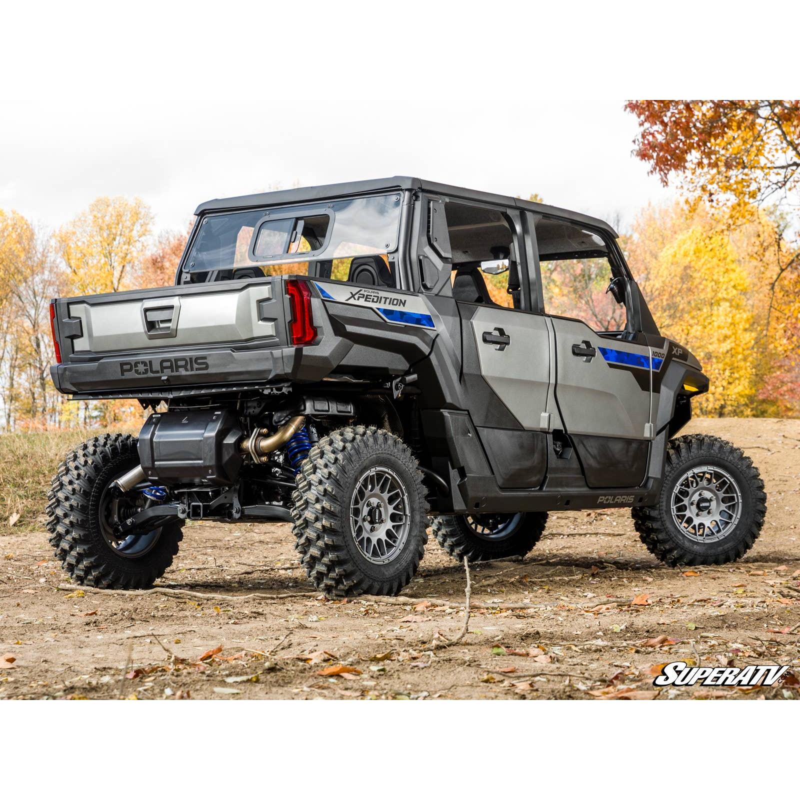 Photo of Polaris Xpedition Sliding Rear Windshield by SuperATV - Premium Windshields for UTVs / Side by Sides