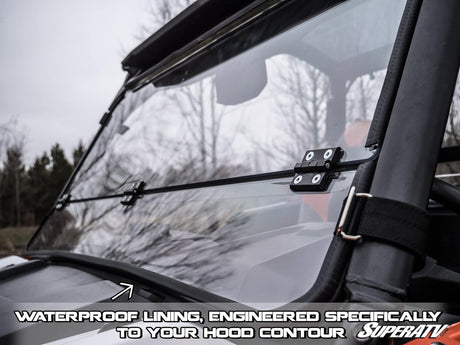 Photo of SuperATV Polaris General XP 1000 Flip Down Windshield by SuperATV - Premium Windshields for UTVs / Side by Sides