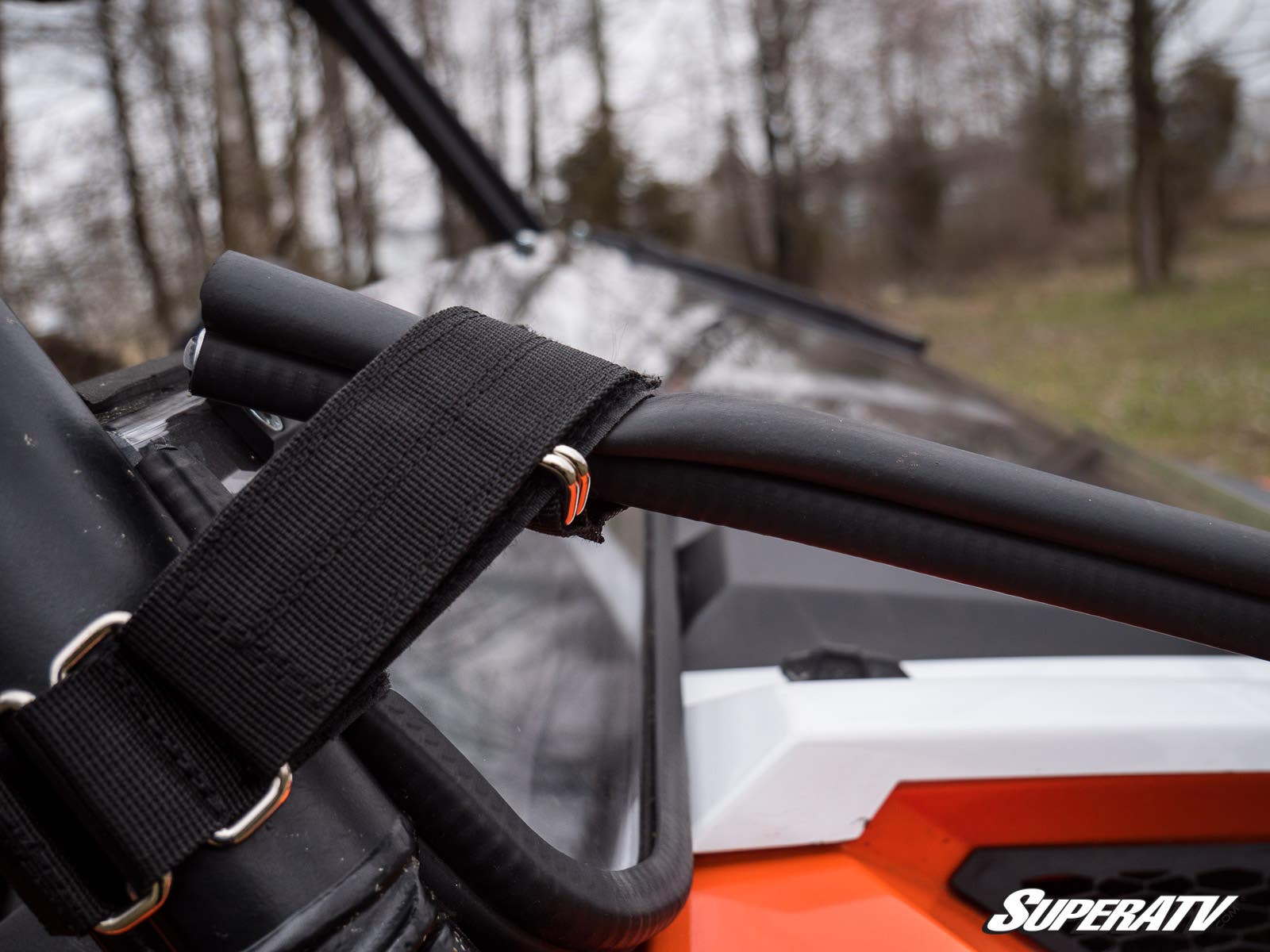 Photo of SuperATV Polaris General Scratch Resistant Flip Down Windshield by SuperATV - Premium Windshields for UTVs / Side by Sides