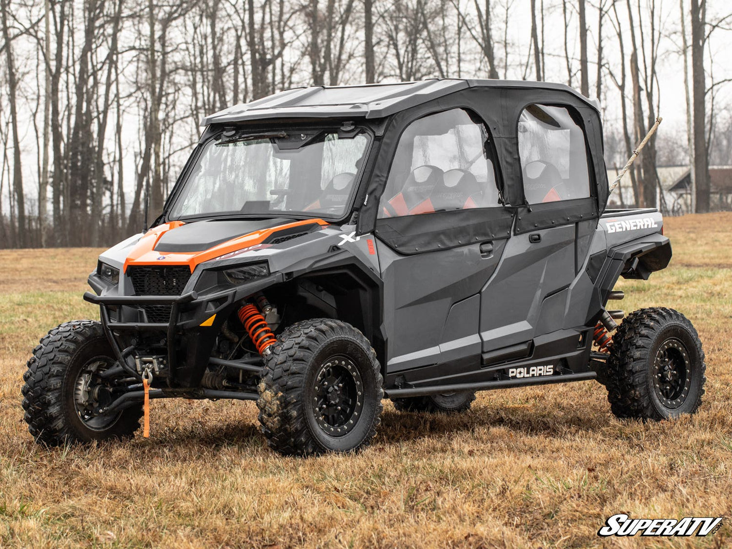 Photo of SuperATV Polaris General XP 1000 Primal Soft Cab Enclosure Upper Doors by SuperATV - Premium Doors for UTVs / Side by Sides