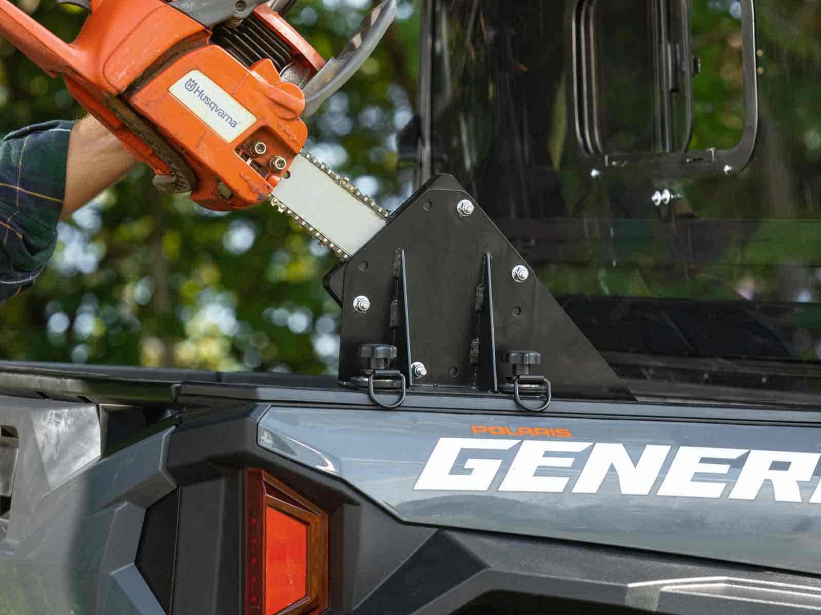 Photo of SuperATV Polaris General Chainsaw Mount by SuperATV - Premium Storage for UTVs / Side by Sides