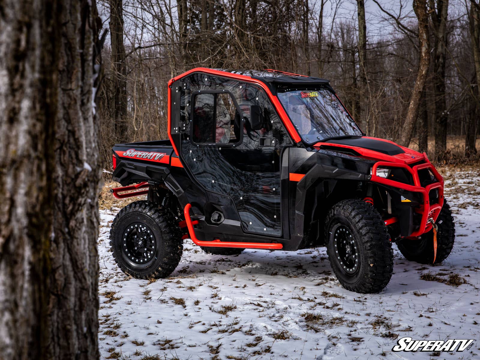 Photo of SuperATV Polaris General Scratch Resistant Full Cab Doors by SuperATV - Premium Cab Enclosures for UTVs / Side by Sides