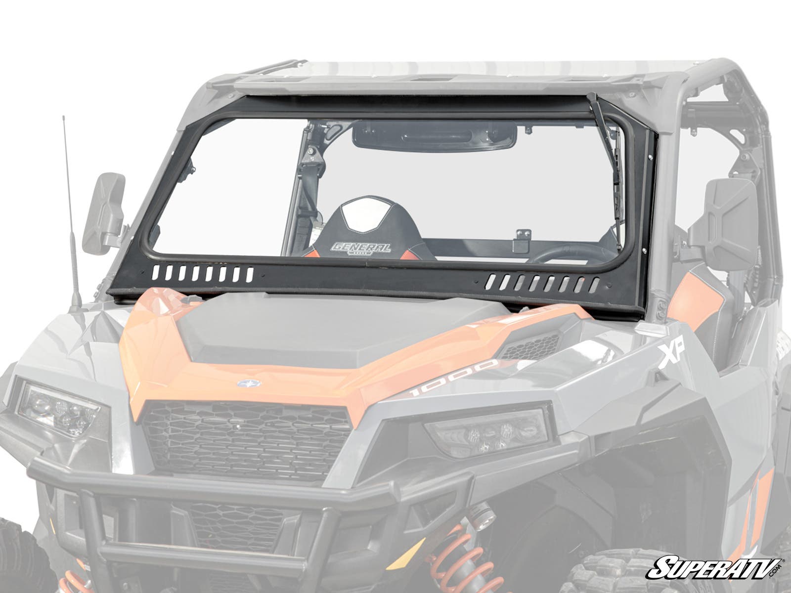 Photo of SuperATV Polaris General Glass Windshield by SuperATV - Premium Windshields for UTVs / Side by Sides