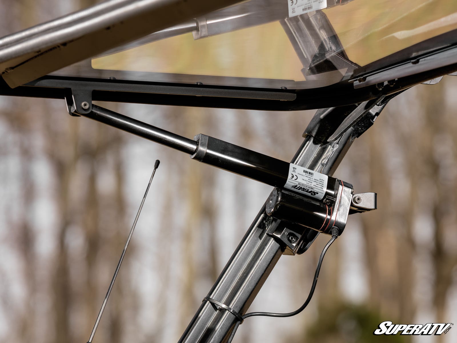 Photo of SuperATV Polaris General XP 1000 MaxDrive Power Flip Windshield by SuperATV - Premium Windshields for UTVs / Side by Sides