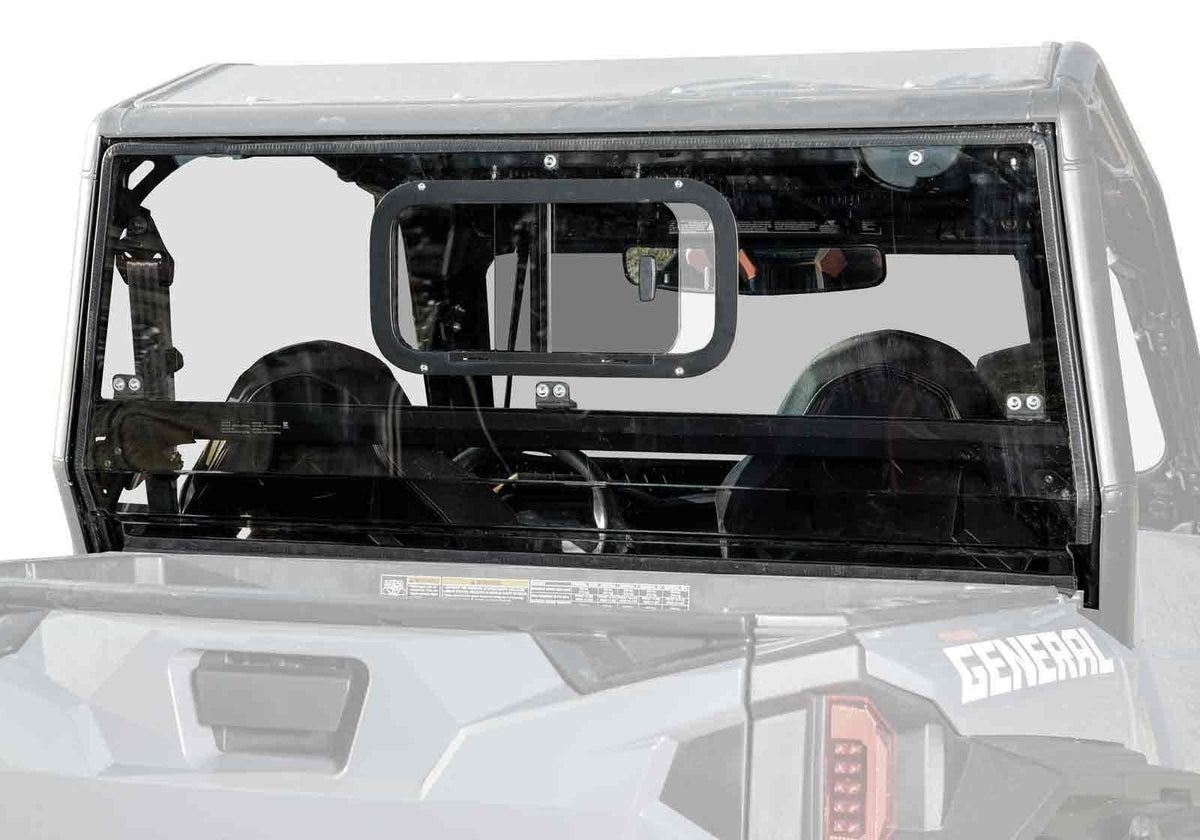 Polaris General 1000 Sliding Rear Windshield