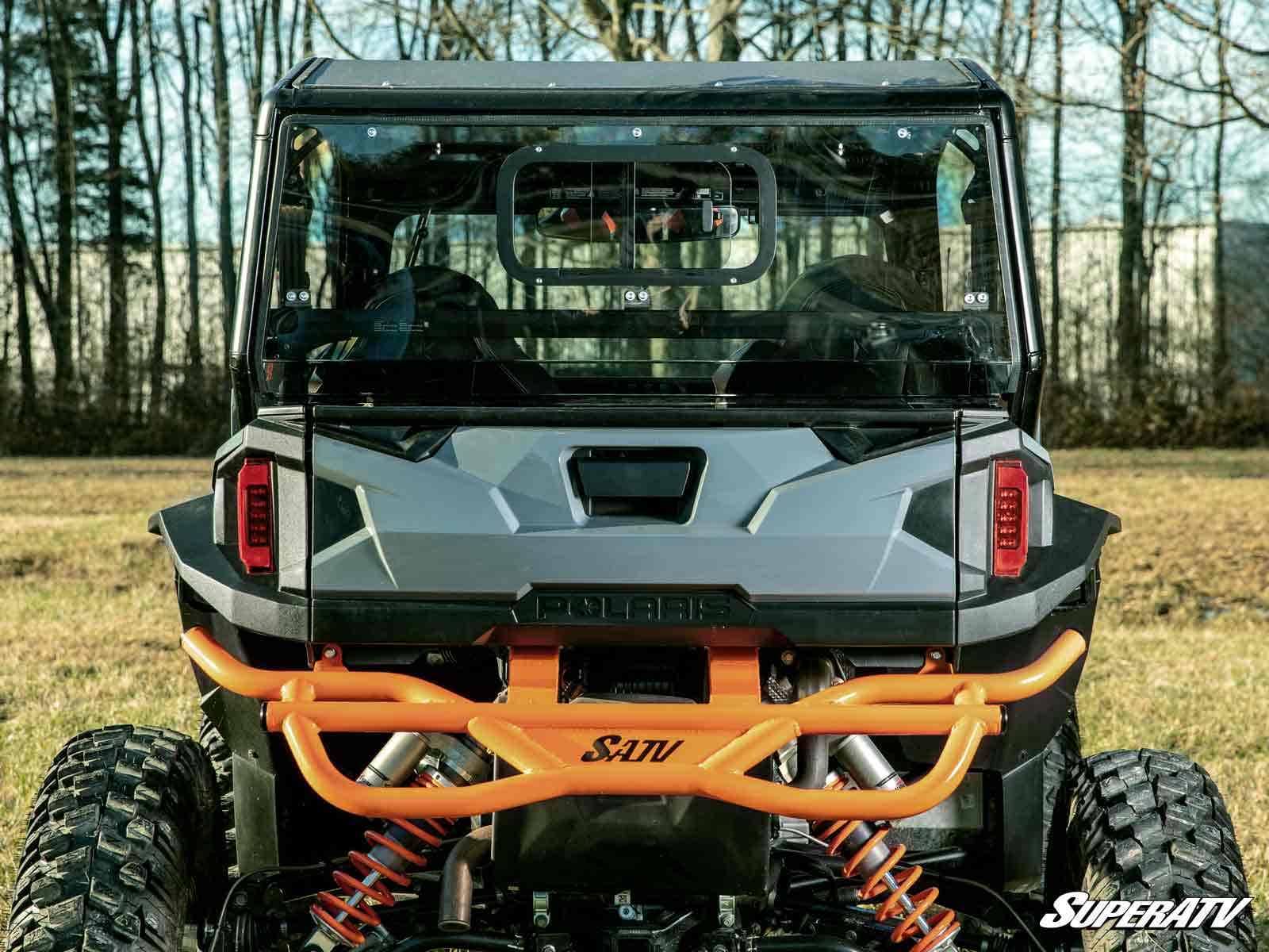 Photo of SuperATV Polaris General 1000 Sliding Rear Windshield by SuperATV - Premium Windshields for UTVs / Side by Sides